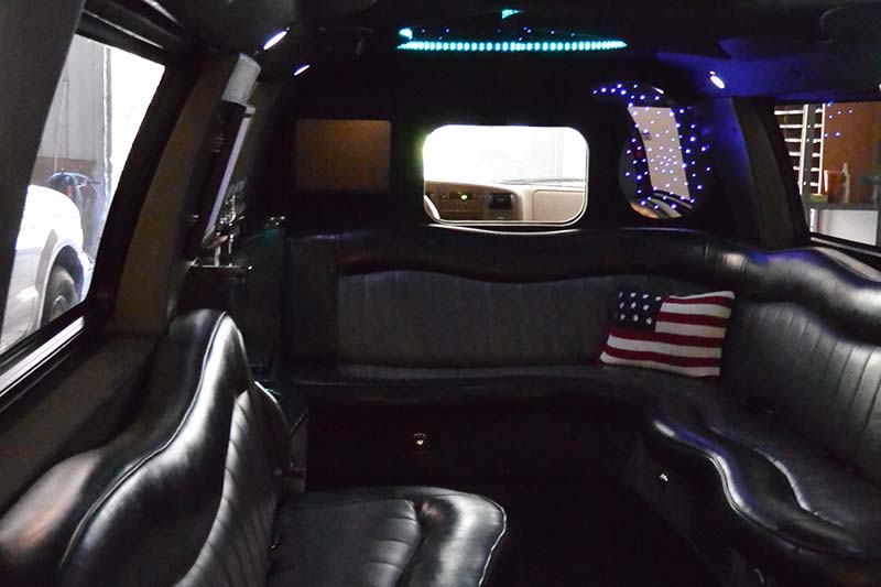 Monster truck limo interior